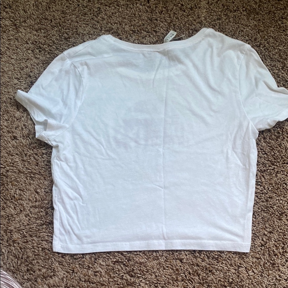 Indiana Hoosiers White Crop Top - Picture 2 of 4